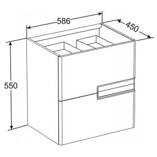 Тумба под раковину Roca Victoria Nord ice Edition ZRU9302730